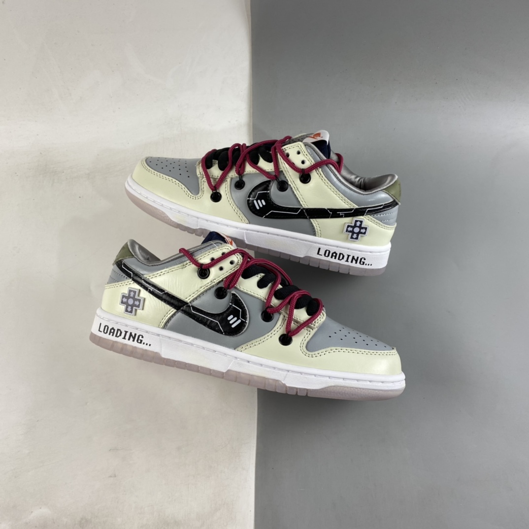 P380  Nike Dunk low ”Video Game” 电玩主题 绑带解构板鞋 DD1768-400