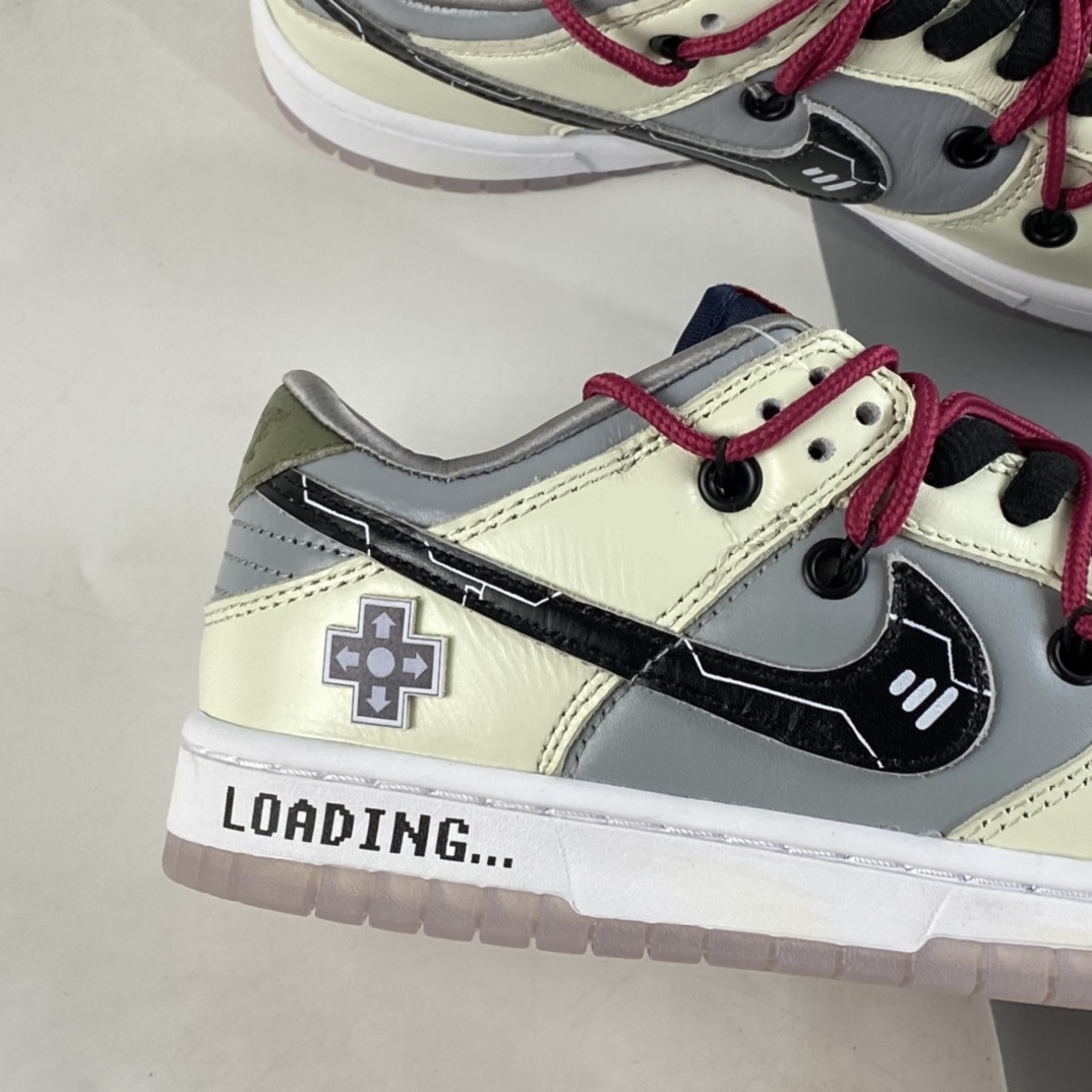 P380  Nike Dunk low ”Video Game” 电玩主题 绑带解构板鞋 DD1768-400