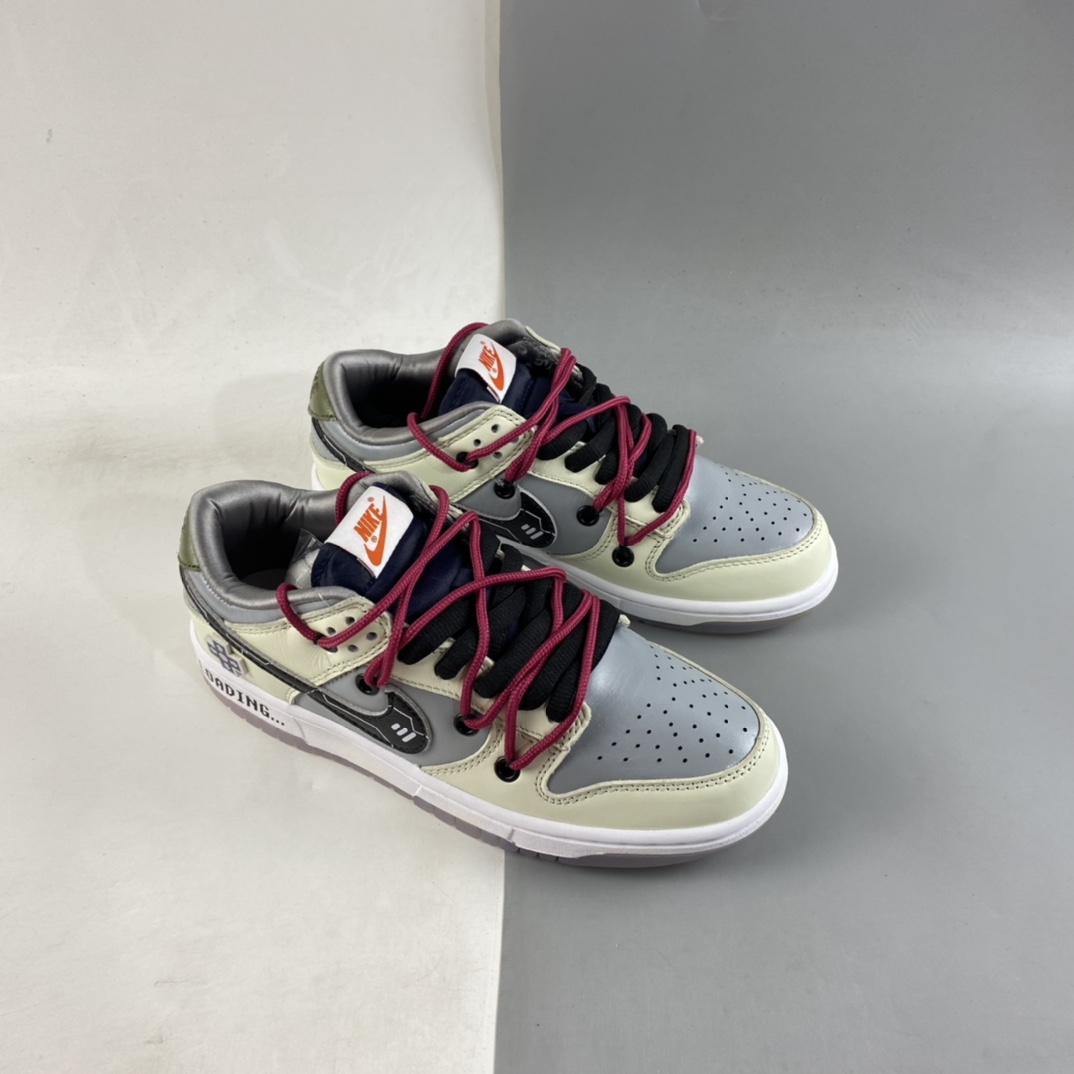 P380  Nike Dunk low ”Video Game” 电玩主题 绑带解构板鞋 DD1768-400