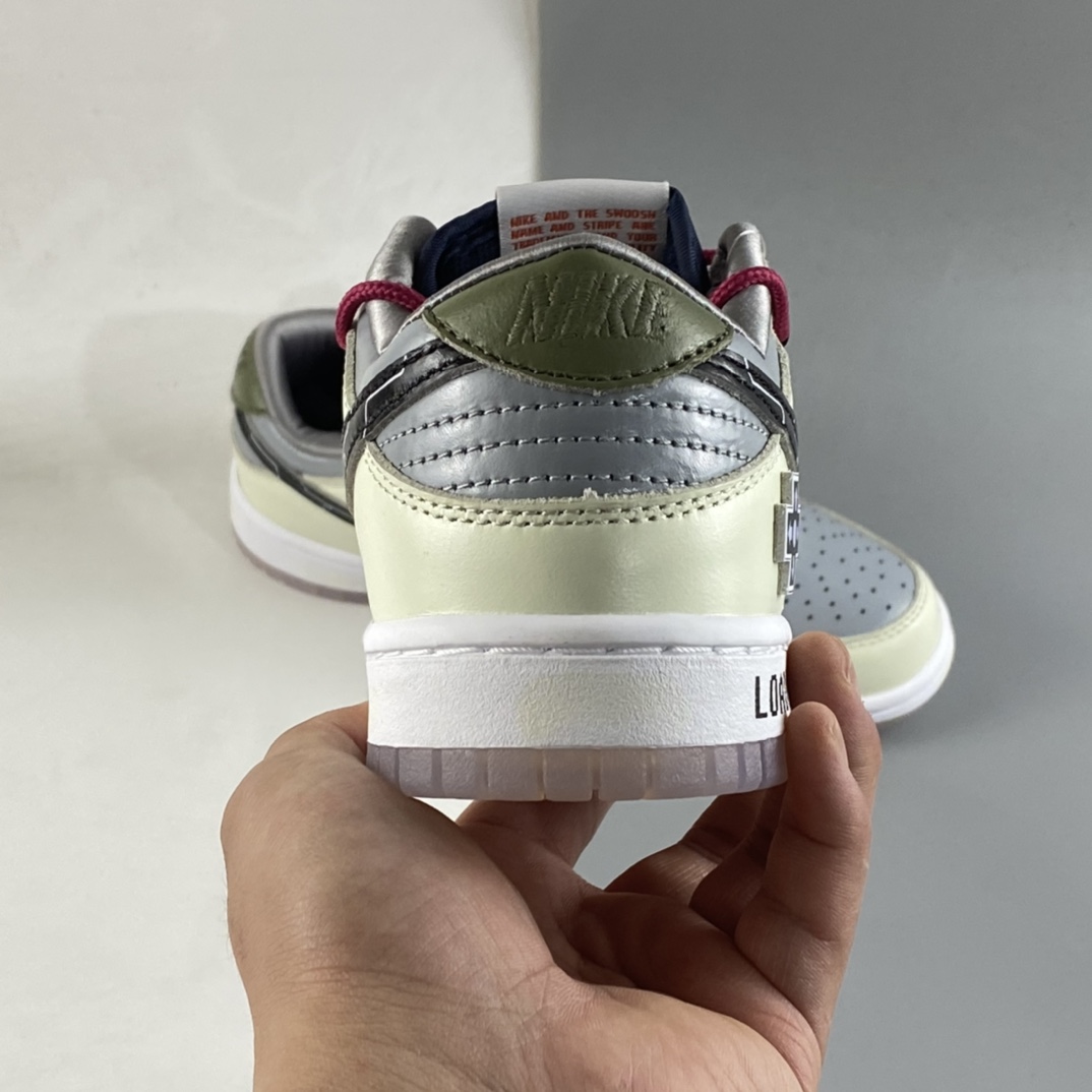 P380  Nike Dunk low ”Video Game” 电玩主题 绑带解构板鞋 DD1768-400