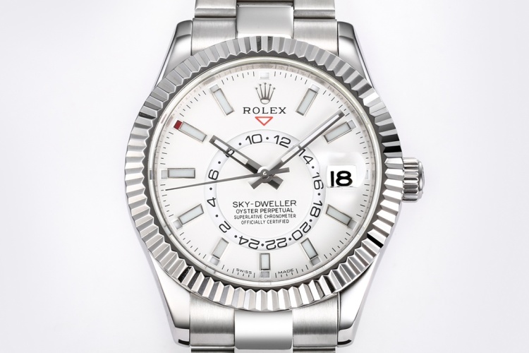 Rolex Sky-Dweller 42mm White Dial Oyster Bracelet Men's Watch 1 Rolex Sky-Dweller 42mm White Dial Oyster Bracelet Men's Watch