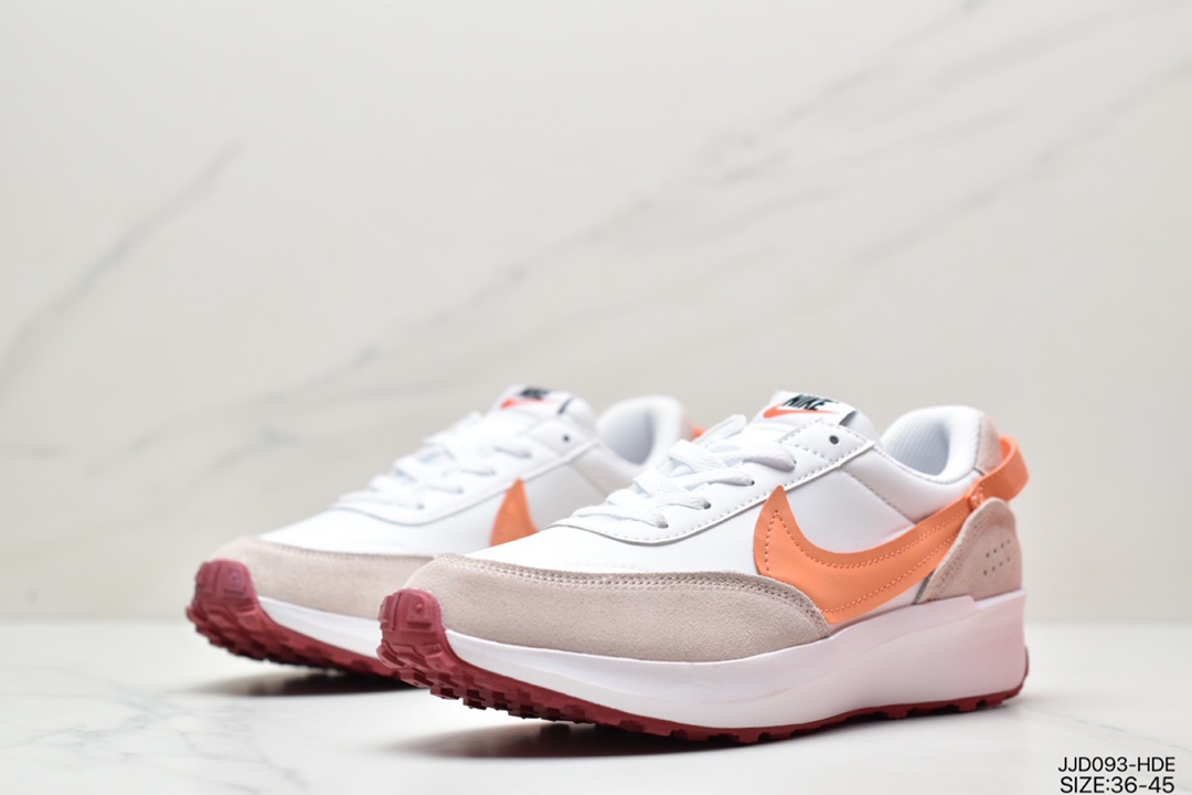 130 全新耐克Nike Waffle Debut”Black/White”华夫首次系列低帮复古休闲运动慢跑鞋DH9522-001