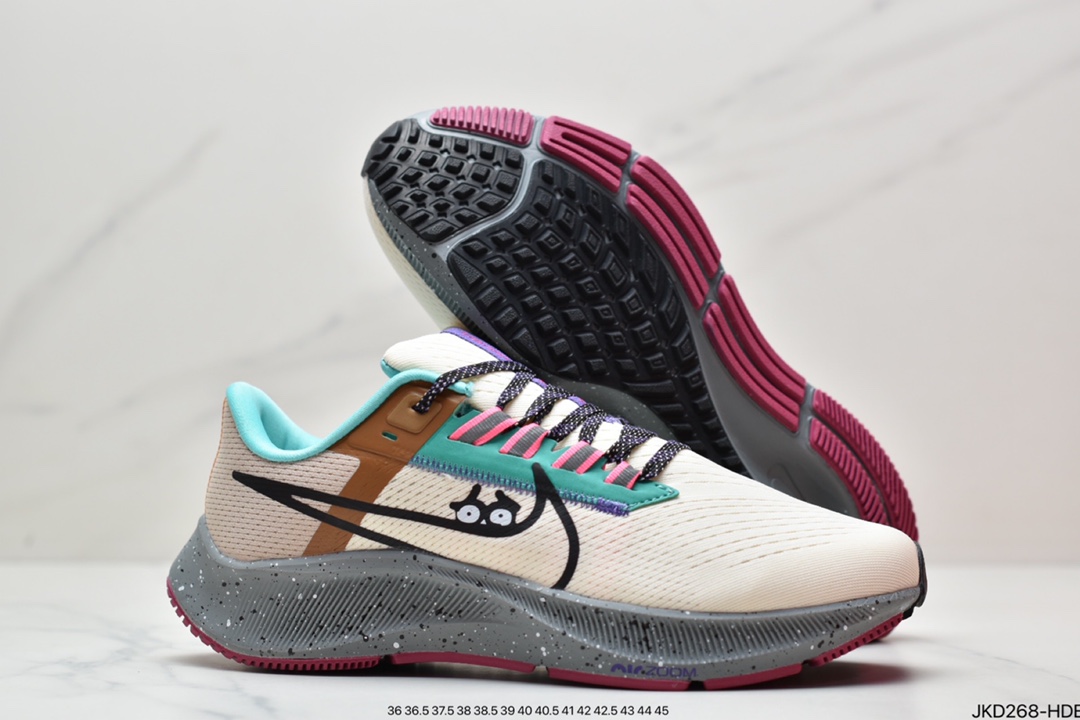 160 耐克Pegasus 38 登月38代系列九针眼网纱透气缓震疾速跑鞋DJ0860-400