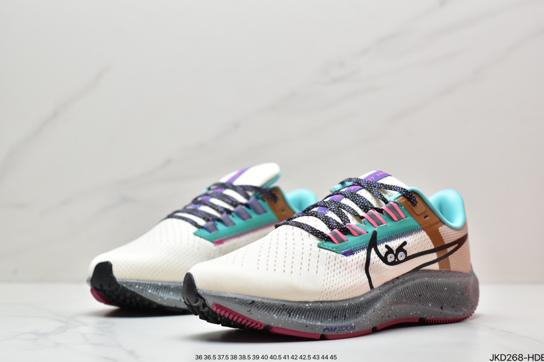 160 耐克Pegasus 38 登月38代系列九针眼网纱透气缓震疾速跑鞋DJ0860-400