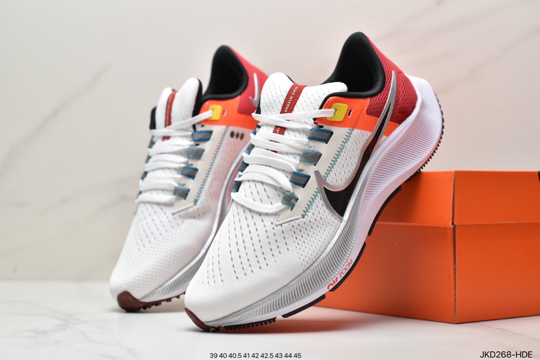 160 耐克Pegasus 38 登月38代系列九针眼网纱透气缓震疾速跑鞋DJ0860-400