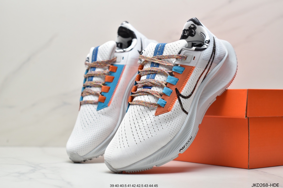160 耐克Pegasus 38 登月38代系列九针眼网纱透气缓震疾速跑鞋DJ0860-400