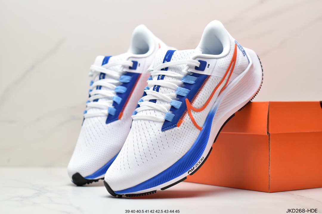 160 耐克Pegasus 38 登月38代系列九针眼网纱透气缓震疾速跑鞋DJ0860-400