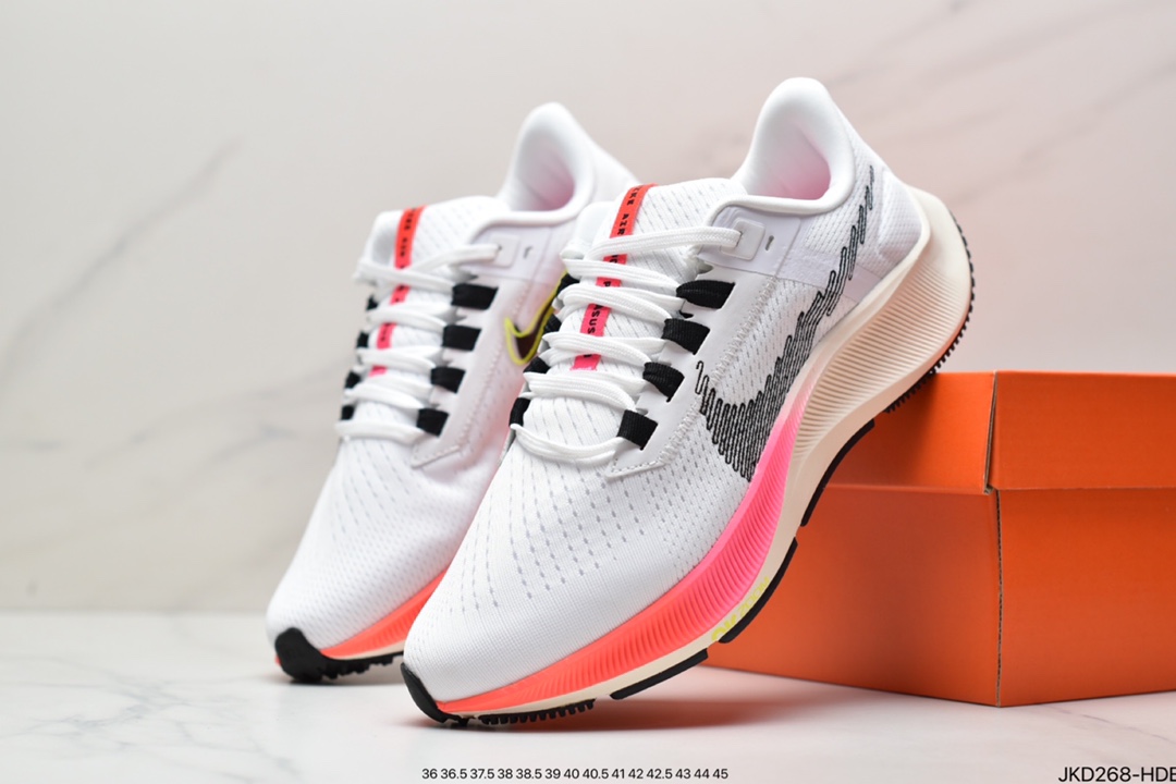 160 耐克Pegasus 38 登月38代系列九针眼网纱透气缓震疾速跑鞋DJ0860-400