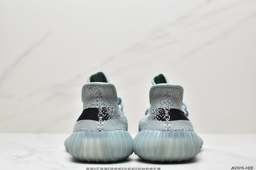 Yeezy Boost 350 V2 Grey Green Versatile Lightweight Popcorn Midsole Casual Sports Jogging Shoes HQ2060