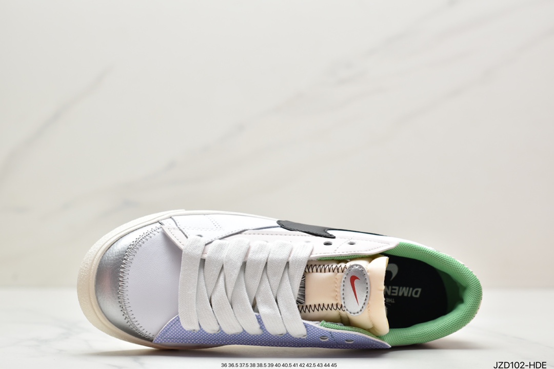 140 耐克NIKE WMNS Blazer Low LX 开拓者高帮百搭休闲运动板鞋 DD3111
