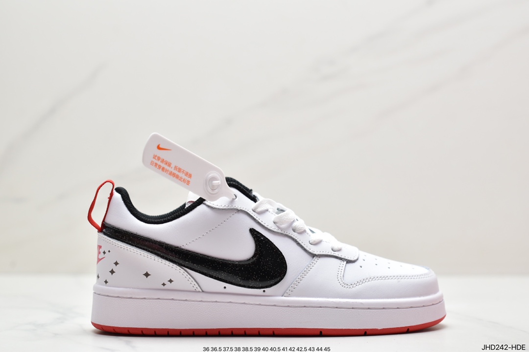 190 NK Court Borough Low 2学院系列休闲运动皮革板鞋BQ5448-118