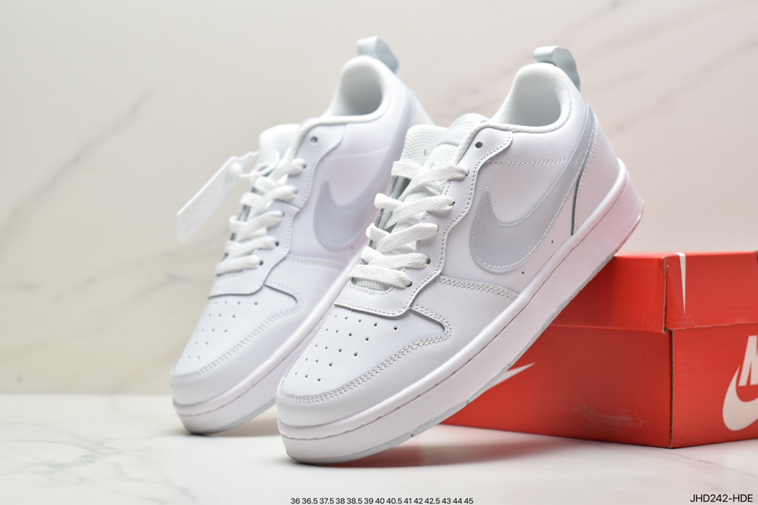 190 NK Court Borough Low 2学院系列休闲运动皮革板鞋BQ5448-118