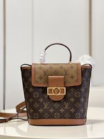 Louis Vuitton LV Dauphine Bags Backpack Handbags Monogram Reverse Canvas Spring/Summer Collection Casual M45142