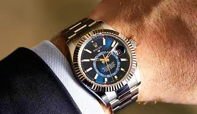 H8劳力士纵航者系列Rolex Sky-Dweller 天行者劳力士Ring Command三角坑纹