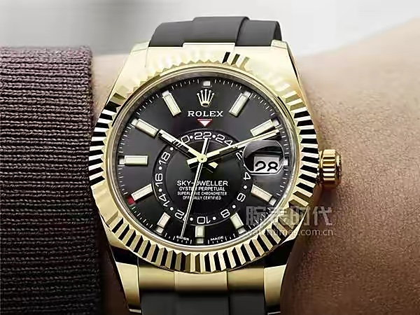 H8劳力士纵航者系列Rolex Sky-Dweller 天行者劳力士Ring Command三角坑纹