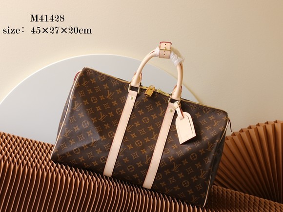 Louis Vuitton LV Keepall Handbags Travel Bags Monogram Canvas M41428