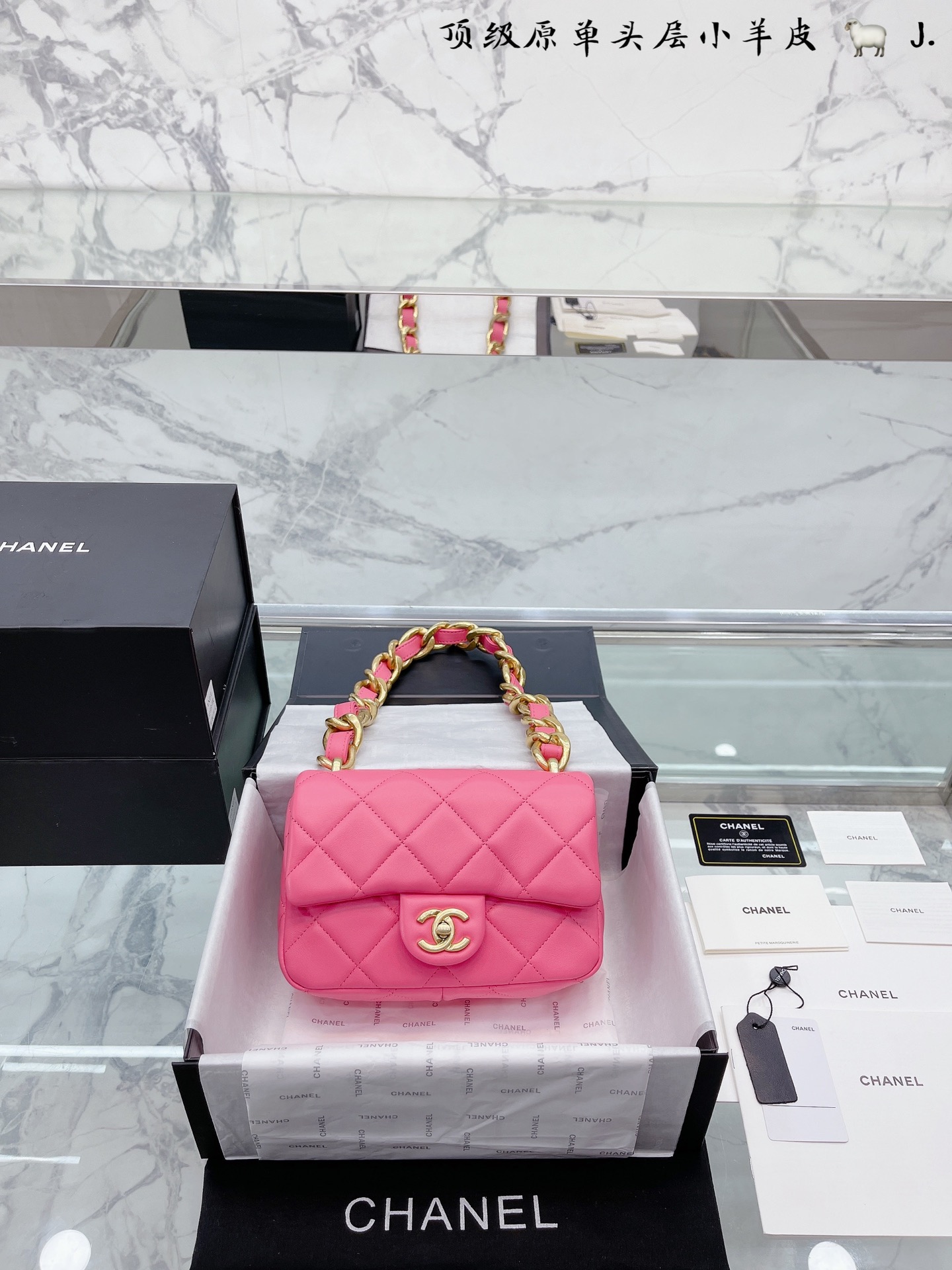 K5 原版皮 Chanel 中古 粗链条cf 方胖子 搭配很适这季节 复古氛围感瞬间拉满 尺寸22 15cm