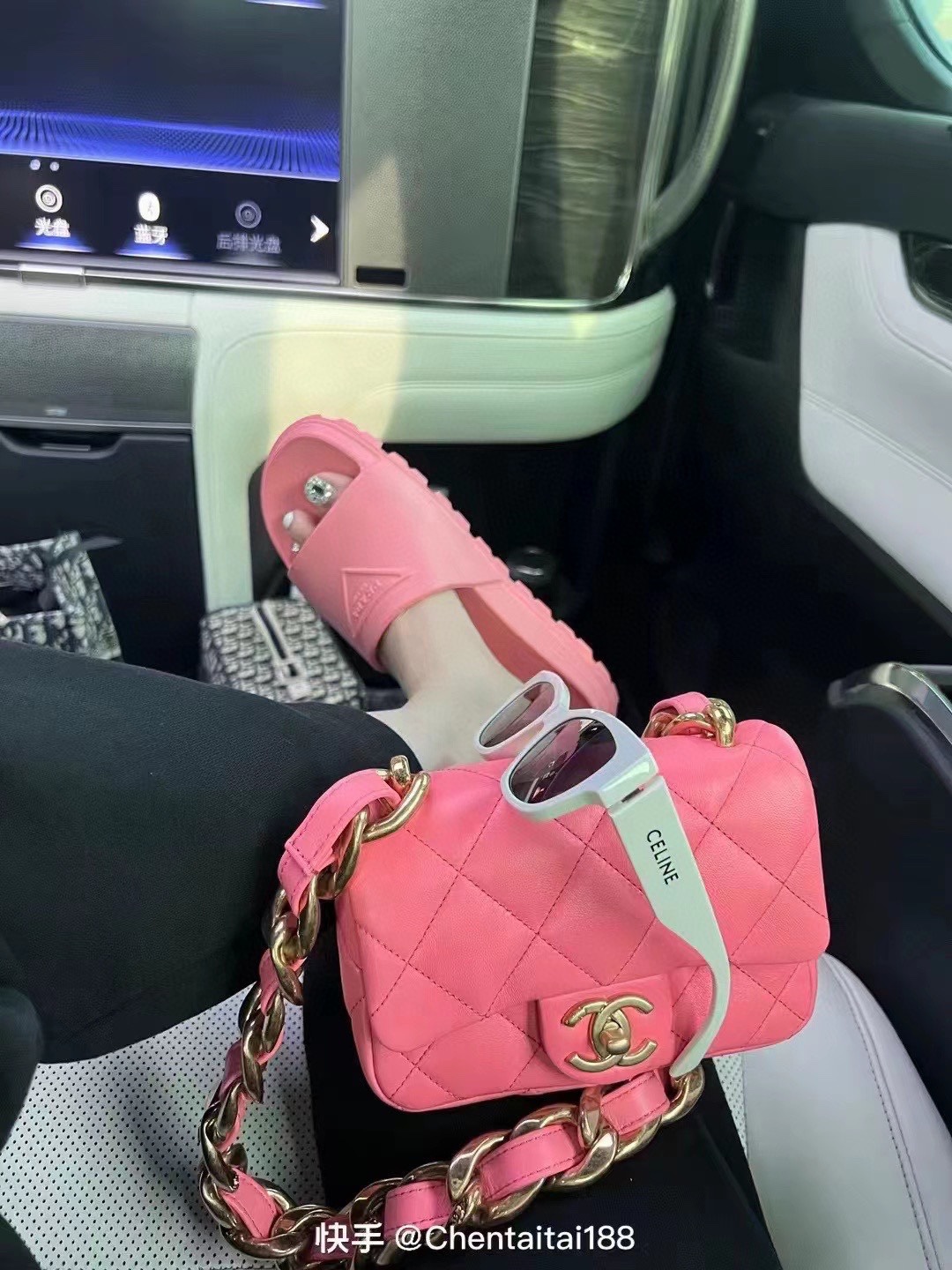 Chanel 中古 粗链条 cf包