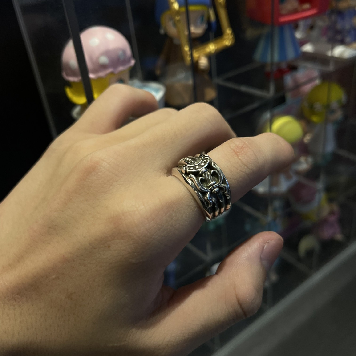 Chrome Hearts 𝐂𝐡𝐫𝐨𝐦𝐞 𝐡𝐞𝐚𝐫𝐭𝐬 克罗心 宝剑戒指