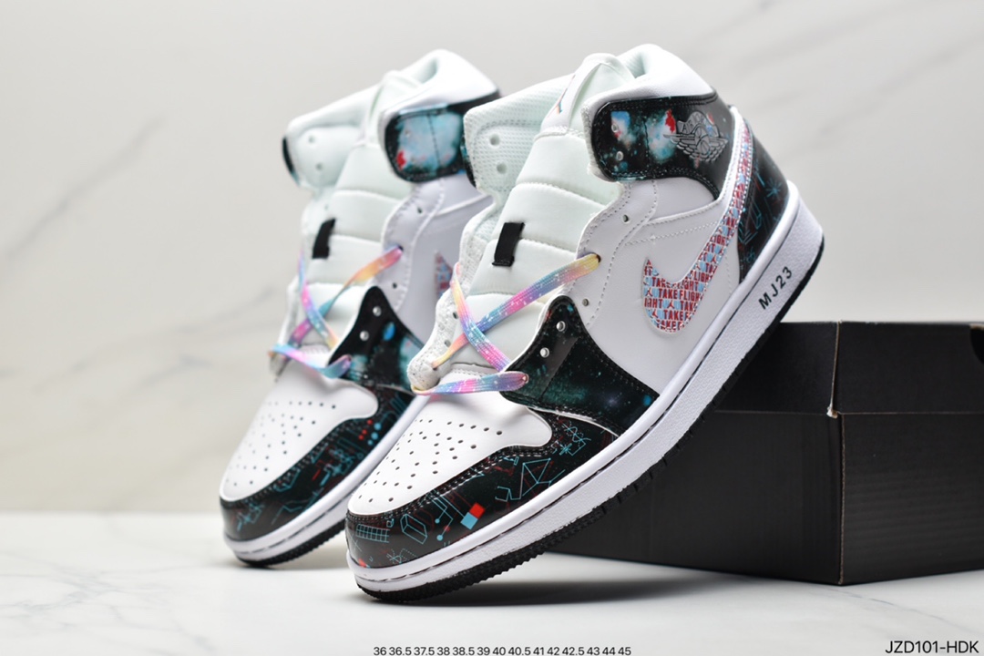 140 耐克 Air Jordan 1 Mid”Court Purple”AJ1乔丹一代中帮篮球鞋554724-201