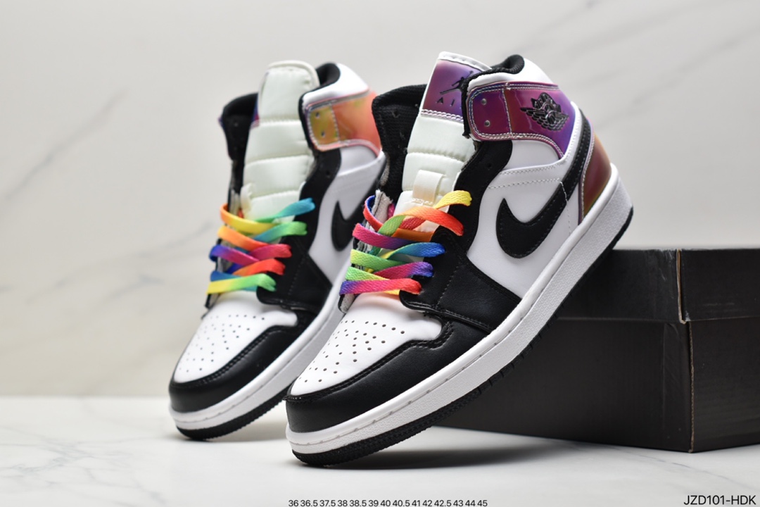 140 耐克 Air Jordan 1 Mid”Court Purple”AJ1乔丹一代中帮篮球鞋554724-201