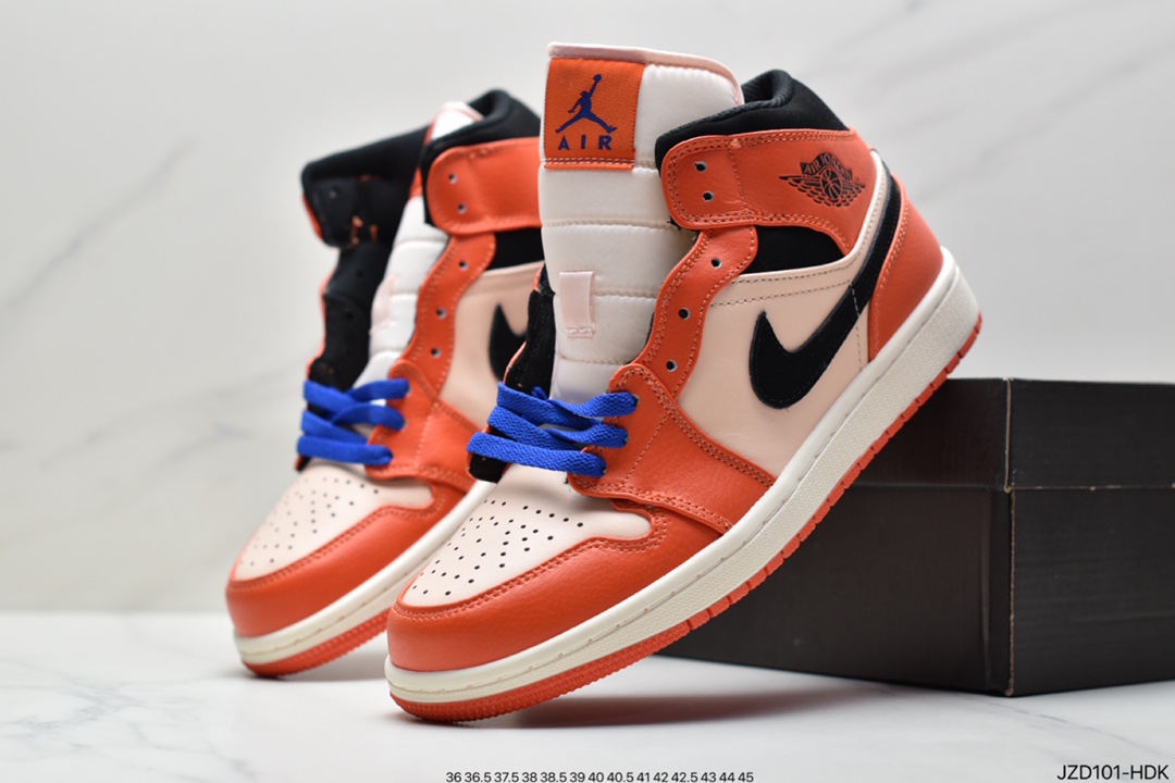 140 耐克 Air Jordan 1 Mid”Court Purple”AJ1乔丹一代中帮篮球鞋554724-201