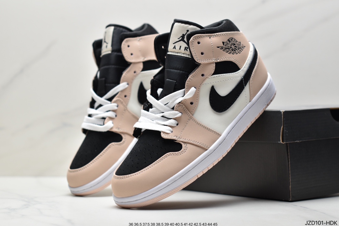 140 耐克 Air Jordan 1 Mid”Court Purple”AJ1乔丹一代中帮篮球鞋554724-201
