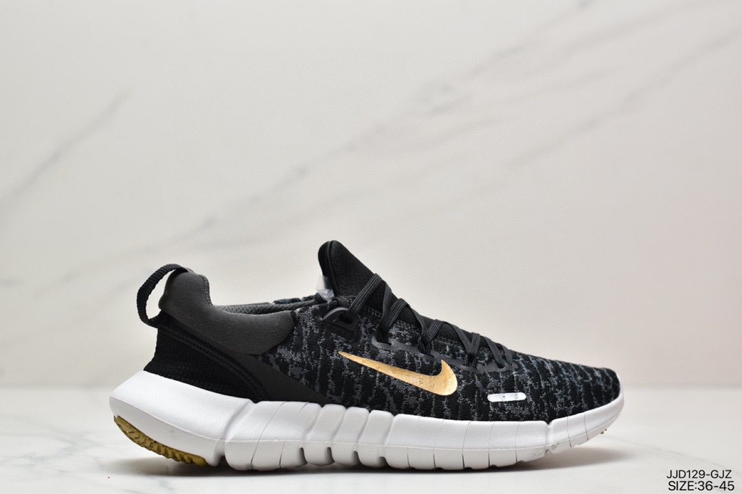 130 耐克Nike Free RN Flyknit 2018 赤足5.0二代轻跑鞋 CZ1891-300