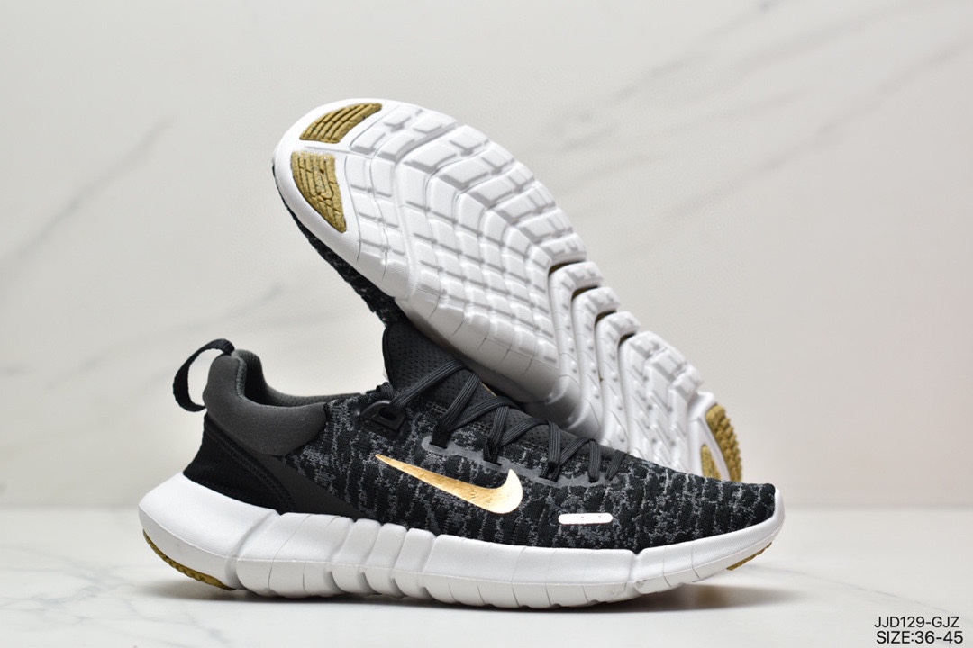130 耐克Nike Free RN Flyknit 2018 赤足5.0二代轻跑鞋 CZ1891-300