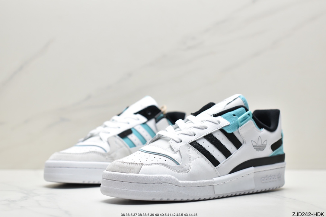 Adidas Adidas Forum 84 Low black and white blue low to help all-match trend casual sports shoes GZ5390