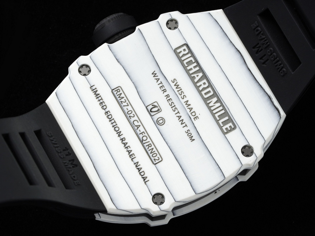 新款RM 27-02 是 〖RICHARD MILLE 〗(里查德米尔)专为网球运动员运动型陀飞轮腕表