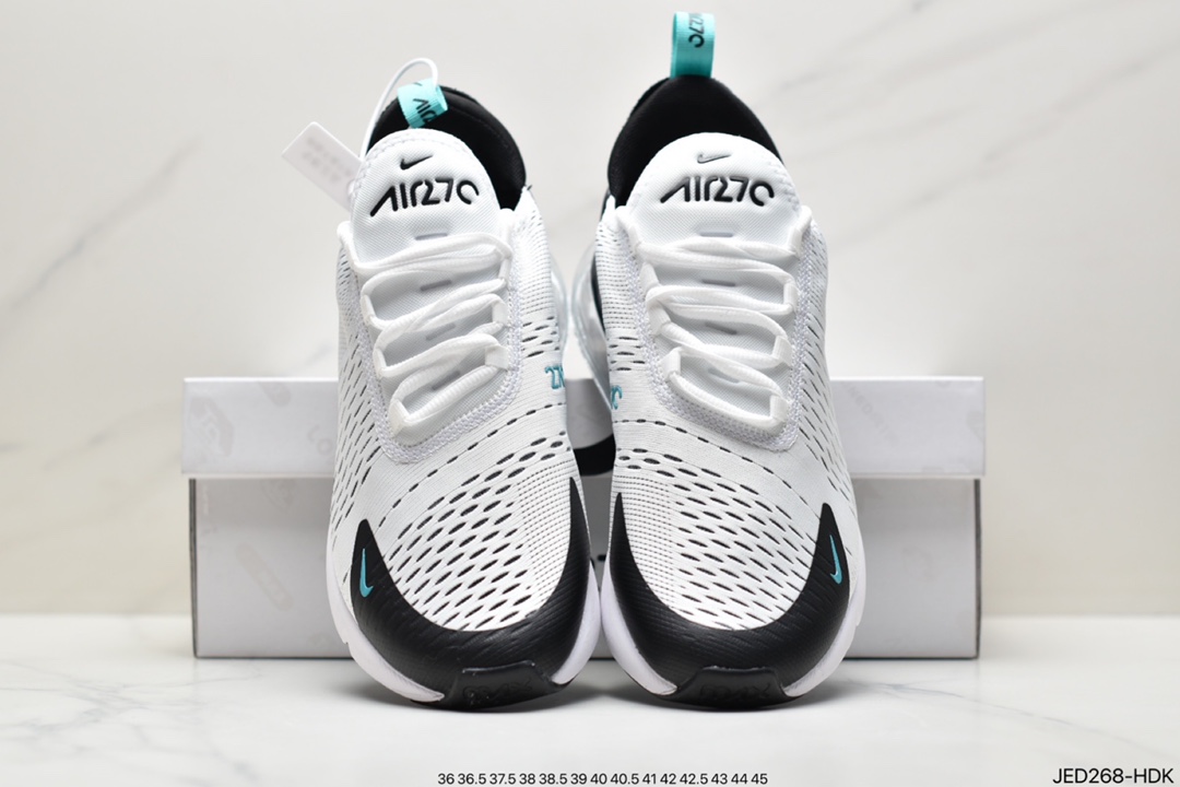 160 耐克Nike Air Max 270透气后掌半气垫慢跑鞋AH8050-001