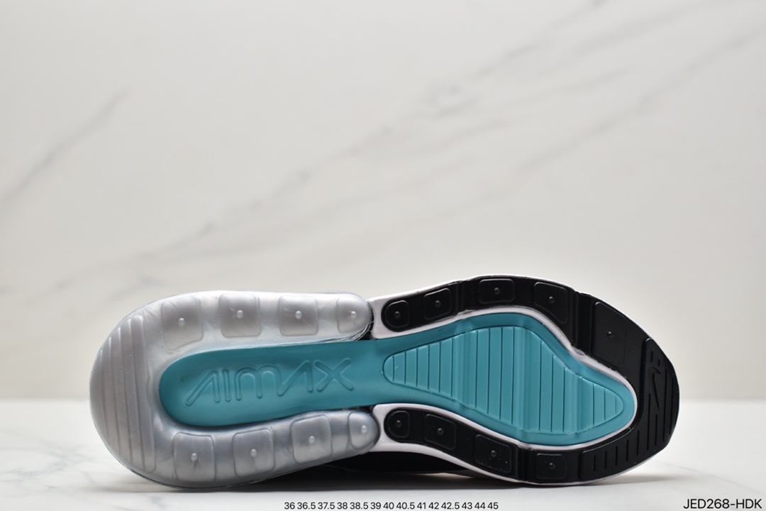 160 耐克Nike Air Max 270透气后掌半气垫慢跑鞋AH8050-001