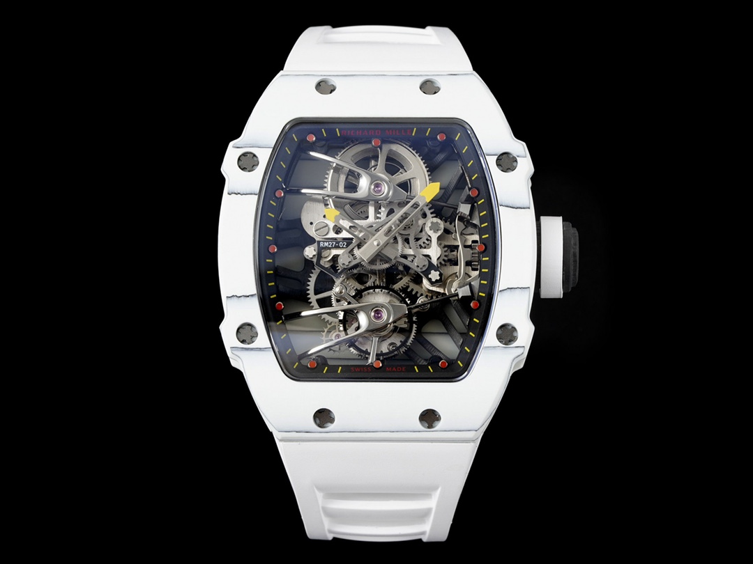 新款RM 27-02 是 〖RICHARD MILLE 〗(里查德米尔)专为网球运动员运动型陀飞轮腕表