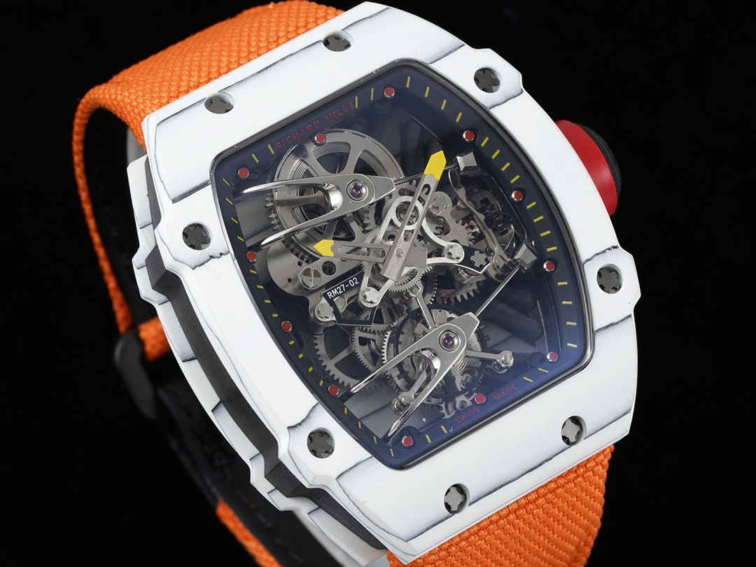 新款RM 27-02 是 〖RICHARD MILLE 〗（里查德米尔）专为网球运动员运动型陀飞轮腕表