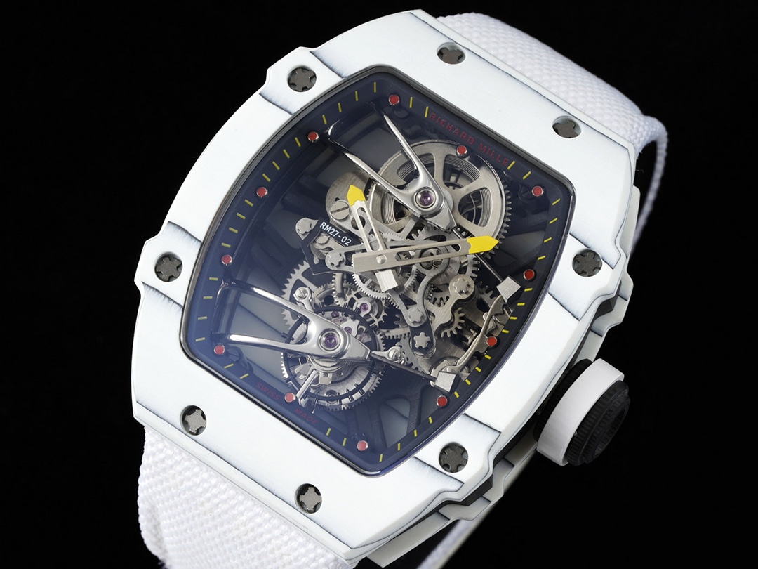 新款RM 27-02 是 〖RICHARD MILLE 〗（里查德米尔）专为网球运动员运动型陀飞轮腕表