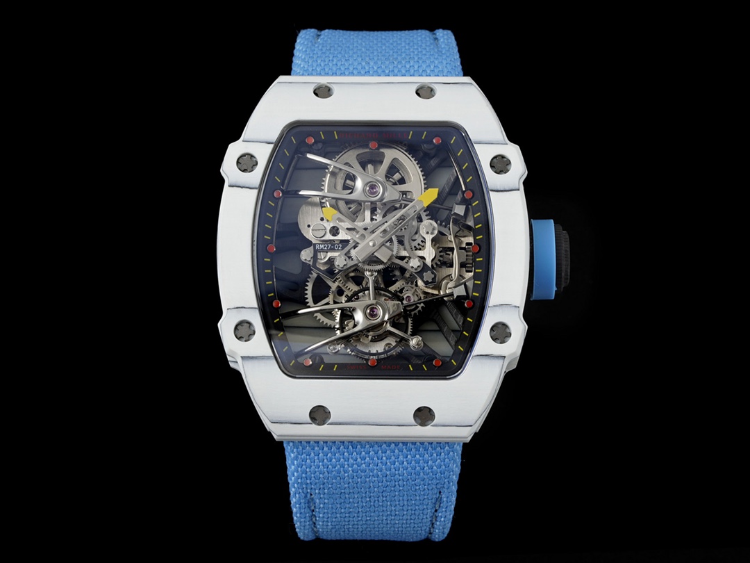 新款RM 27-02 是 〖RICHARD MILLE 〗(里查德米尔)专为网球运动员运动型陀飞轮腕表
