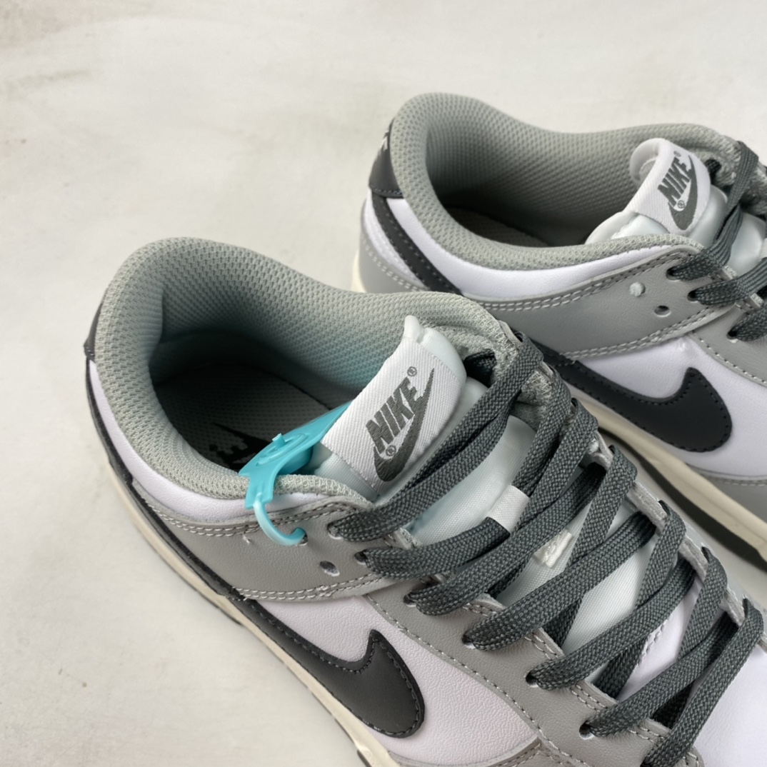 P220  Nike Dunk Low ”Light Smoke Grey” 白灰色 SB低帮运动休闲板鞋 DD1503-117