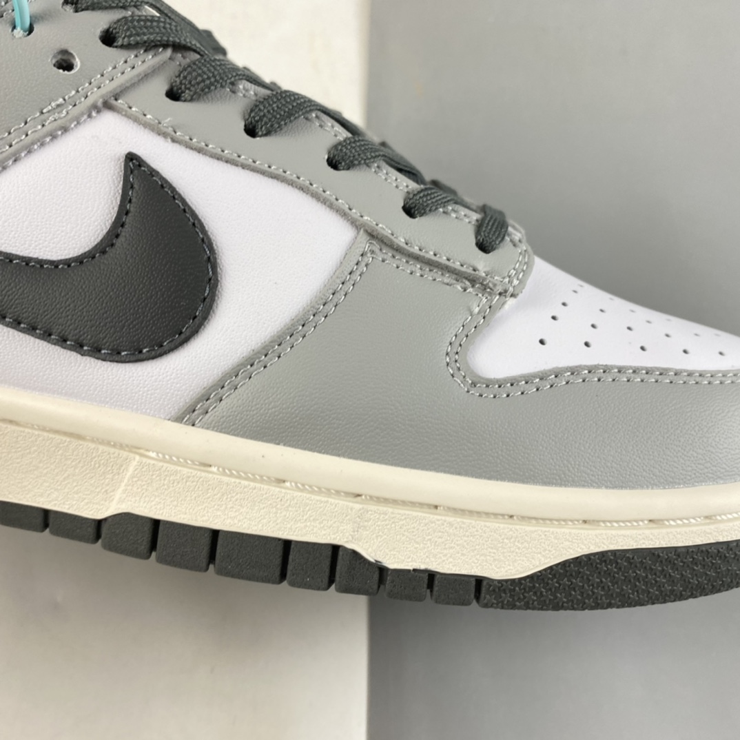 P220  Nike Dunk Low ”Light Smoke Grey” 白灰色 SB低帮运动休闲板鞋 DD1503-117