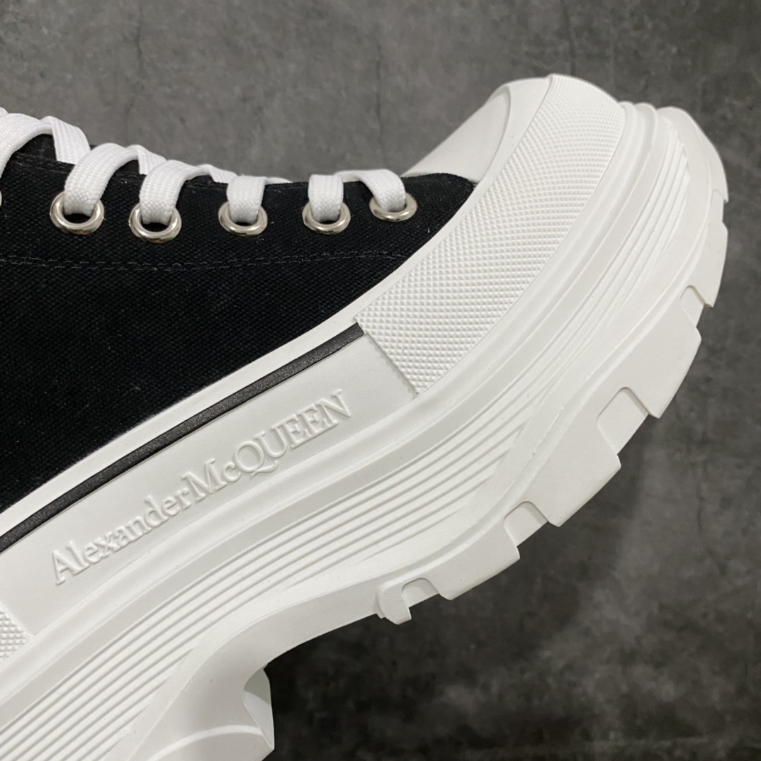 图片[6]-广东版 白盒 麦昆系列 Alexander McQueen/麦昆 亚历山大系带帆布鞋 品质细节实拍如下 所见即所得 尺码：35 36 37 38 39 40 41 42 43 44-选品中心