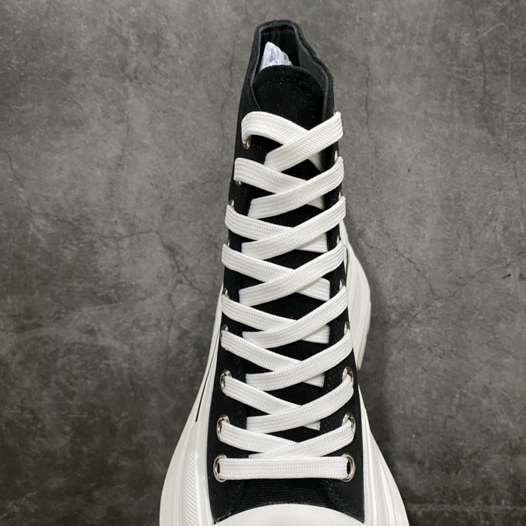 图片[8]-广东版 白盒 麦昆系列 Alexander McQueen/麦昆 亚历山大系带帆布鞋 品质细节实拍如下 所见即所得 尺码：35 36 37 38 39 40 41 42 43 44-选品中心