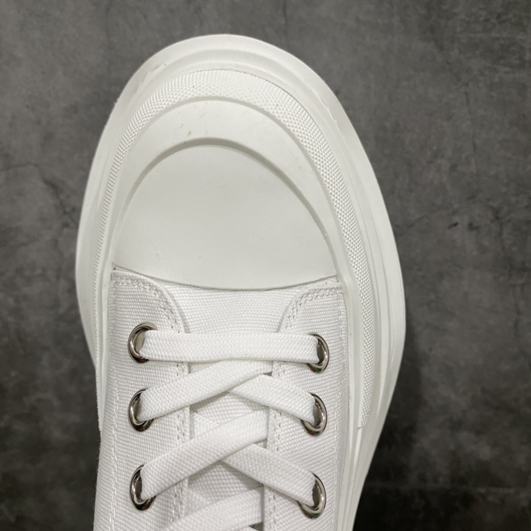 图片[5]-广东版 白盒 麦昆系列 Alexander McQueen/麦昆 亚历山大系带帆布鞋 品质细节实拍如下 所见即所得 尺码：35 36 37 38 39 40 41 42 43 44-选品中心