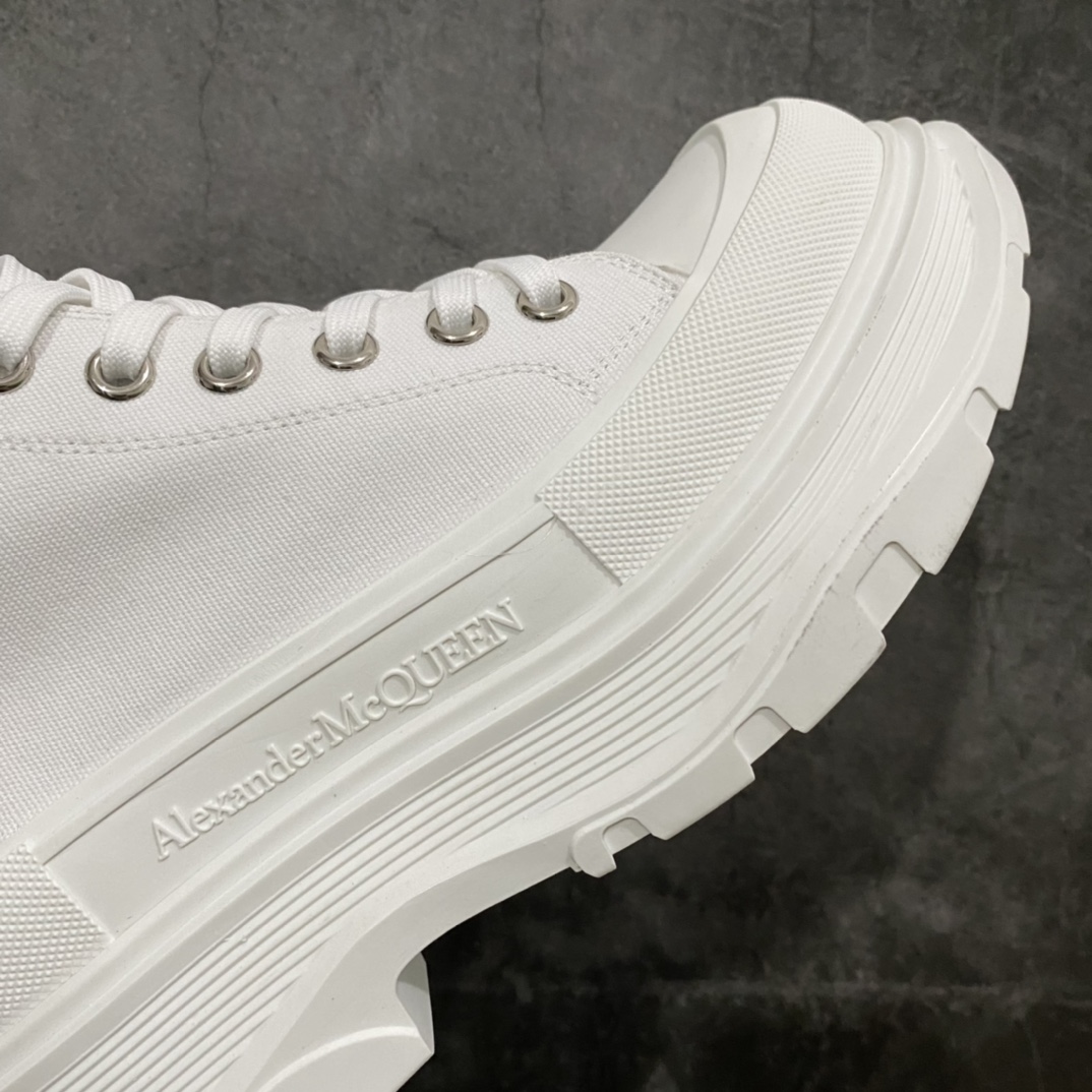 图片[6]-广东版 白盒 麦昆系列 Alexander McQueen/麦昆 亚历山大系带帆布鞋 品质细节实拍如下 所见即所得 尺码：35 36 37 38 39 40 41 42 43 44-选品中心