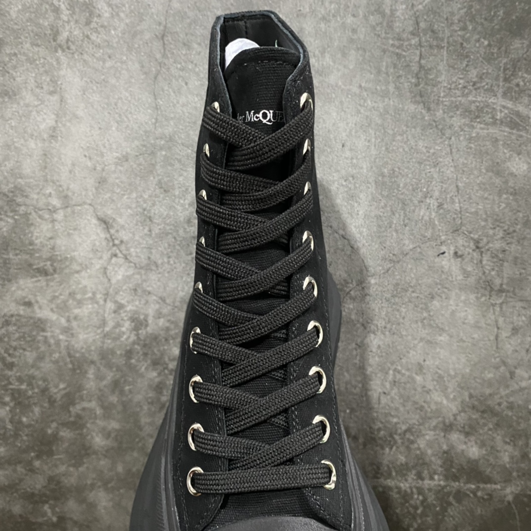 图片[8]-广东版 白盒 麦昆系列 Alexander McQueen/麦昆 亚历山大系带帆布鞋 品质细节实拍如下 所见即所得 尺码：35 36 37 38 39 40 41 42 43 44-选品中心
