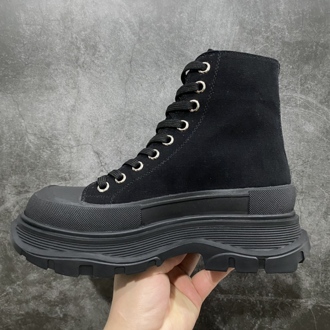 图片[2]-广东版 白盒 麦昆系列 Alexander McQueen/麦昆 亚历山大系带帆布鞋 品质细节实拍如下 所见即所得 尺码：35 36 37 38 39 40 41 42 43 44-选品中心