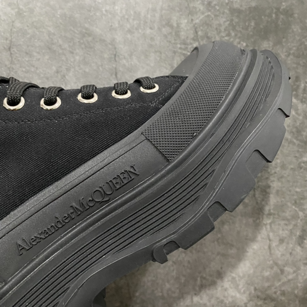 图片[6]-广东版 白盒 麦昆系列 Alexander McQueen/麦昆 亚历山大系带帆布鞋 品质细节实拍如下 所见即所得 尺码：35 36 37 38 39 40 41 42 43 44-选品中心