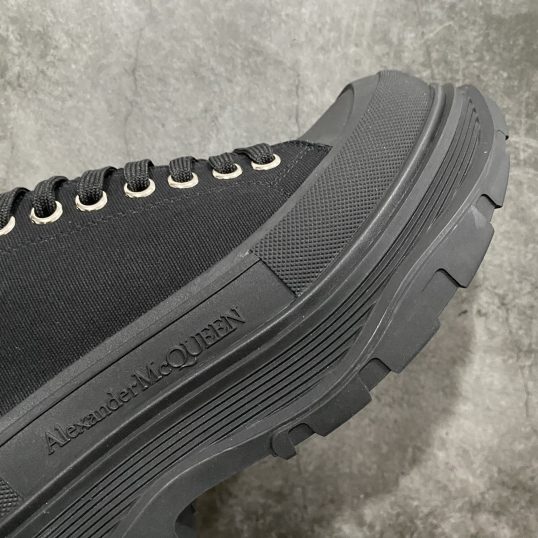 图片[6]-广东版 白盒 麦昆系列 Alexander McQueen/麦昆 亚历山大系带帆布鞋 品质细节实拍如下 所见即所得 尺码：35 36 37 38 39 40 41 42 43 44-选品中心