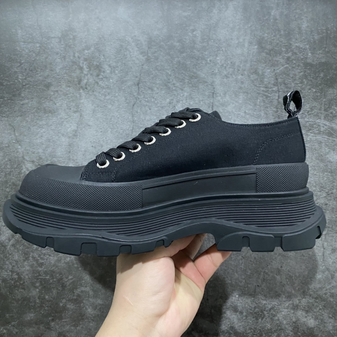 图片[2]-广东版 白盒 麦昆系列 Alexander McQueen/麦昆 亚历山大系带帆布鞋 品质细节实拍如下 所见即所得 尺码：35 36 37 38 39 40 41 42 43 44-选品中心