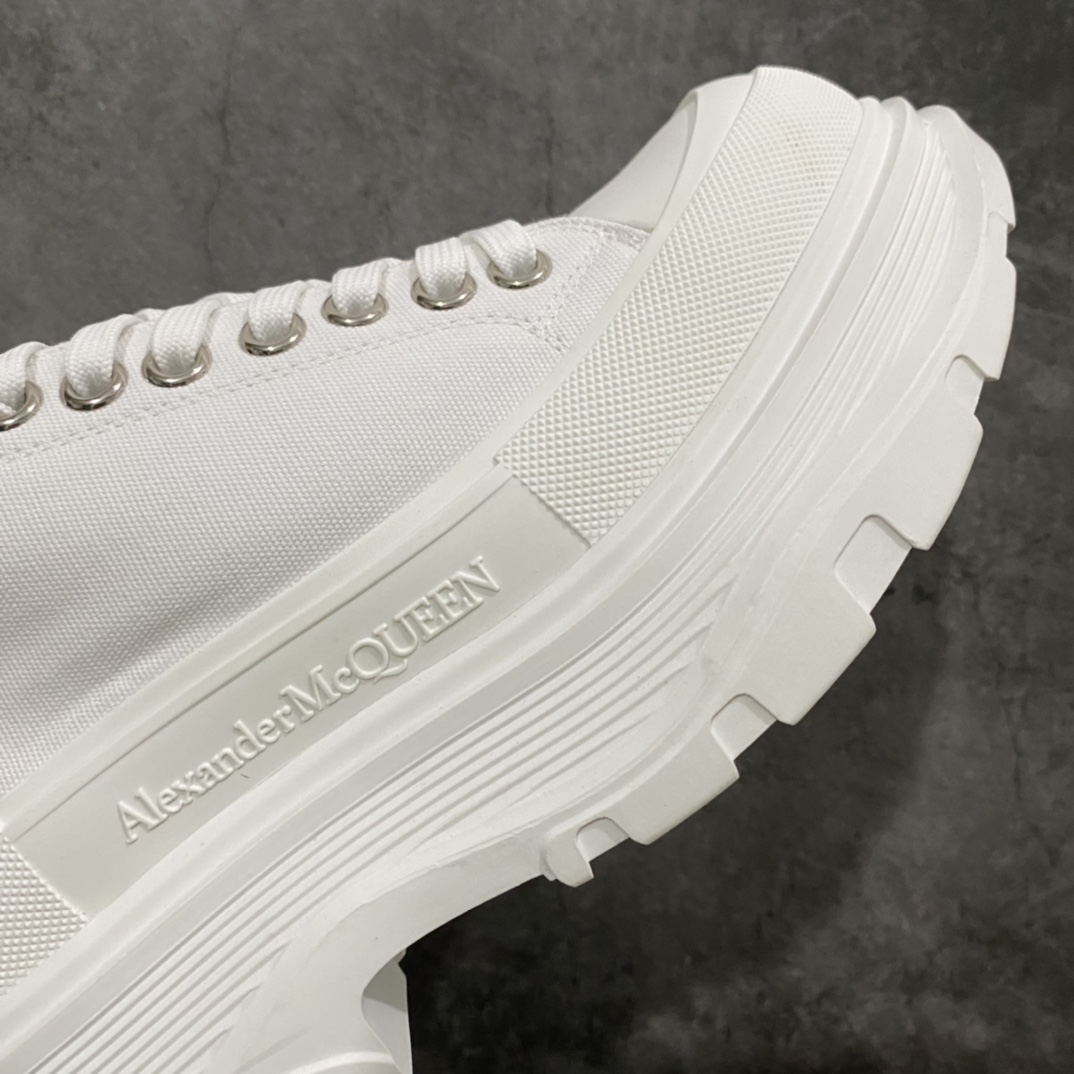 图片[6]-广东版 白盒 麦昆系列 Alexander McQueen/麦昆 亚历山大系带帆布鞋 品质细节实拍如下 所见即所得 尺码：35 36 37 38 39 40 41 42 43 44-选品中心