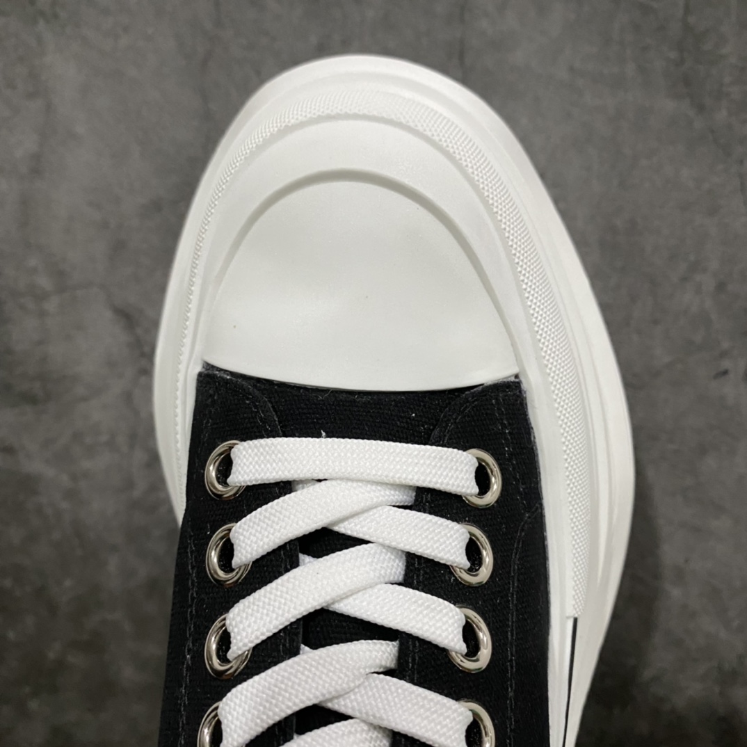 图片[5]-广东版 白盒 麦昆系列 Alexander McQueen/麦昆 亚历山大系带帆布鞋 品质细节实拍如下 所见即所得 尺码：35 36 37 38 39 40 41 42 43 44-选品中心